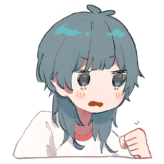 🥺 emoji Медуза-тян @Nyasticks Telegram sticker 20 of 41