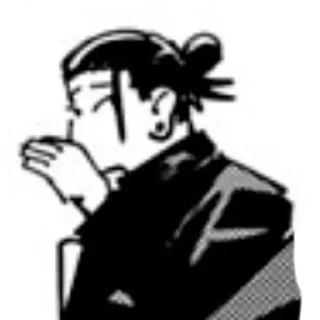 🪔 emoji getou suguru. Telegram sticker 18 of 110