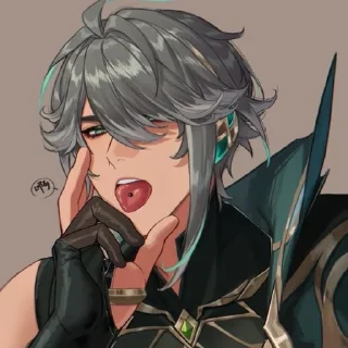 🍃 emoji Аль—Хайтам хот мен дэмн @ApocaIlIypse Telegram sticker 3 of 25