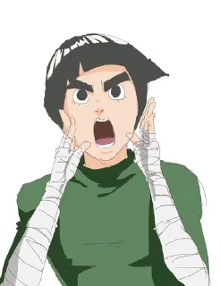 Sticker from rock lee!!🍃❤️
