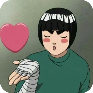 Sticker from rock lee by @melini1