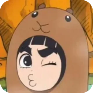 Sticker from rock lee by @melini1