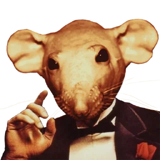 Sticker from rat