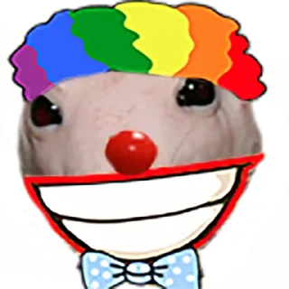 Sticker from rat