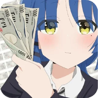 💸 emoji Стикеры от басиста с басисткой Telegram sticker 5 of 35