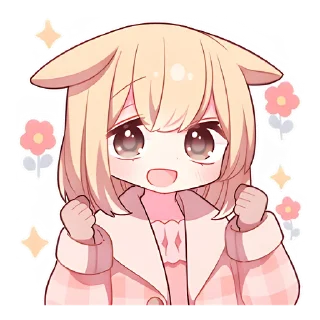 Sticker from Снежные зайчики @Nyasticks