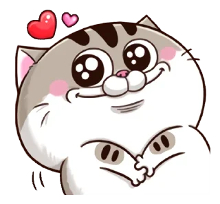 😍 emoji Ami Fat Cat 2 Telegram sticker 24 of 120