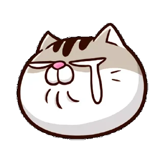 😥 emoji Ami Fat Cat 2 Telegram sticker 18 of 120