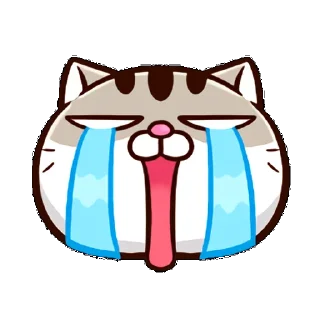 😭 emoji Ami Fat Cat 2 Telegram sticker 17 of 120