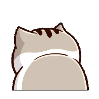 😶 emoji Ami Fat Cat 2 Telegram sticker 8 of 120