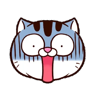😧 emoji Ami Fat Cat 2 Telegram sticker 16 of 120