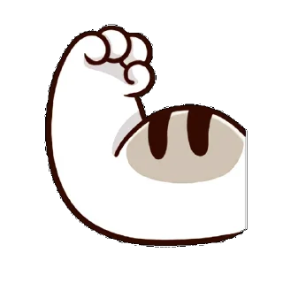 ✊ emoji Ami Fat Cat 2 Telegram sticker 22 of 120
