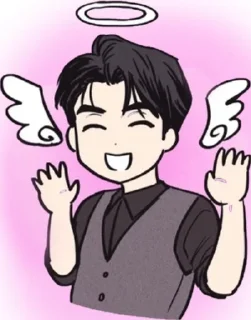 👼 emoji Возмездие момент Telegram sticker 3 of 47