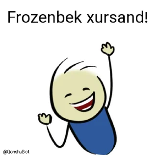 😄 emoji Frozenbek @Qonshubot Telegram sticker 12 of 31