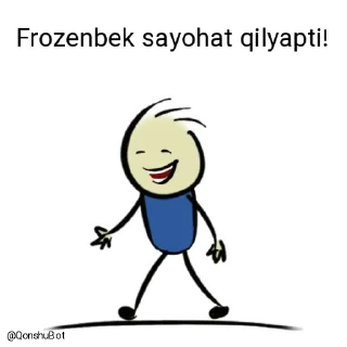 🚶‍♂️ emoji Frozenbek @Qonshubot Telegram sticker 10 of 31