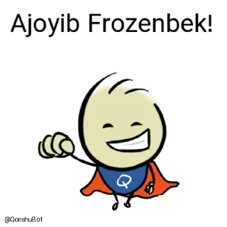 😎 emoji Frozenbek @Qonshubot Telegram sticker 6 of 31