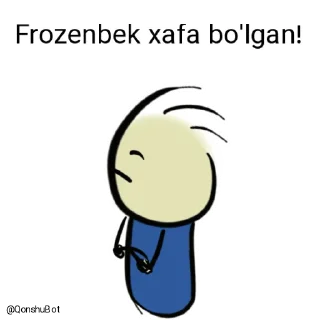 😒 emoji Frozenbek @Qonshubot Telegram sticker 13 of 31