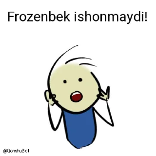 😱 emoji Frozenbek @Qonshubot Telegram sticker 3 of 31