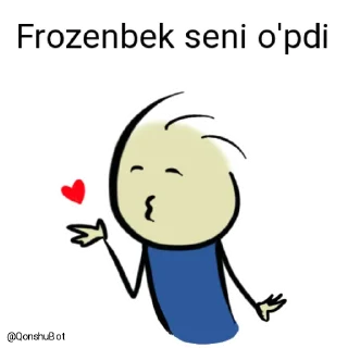 💋 emoji Frozenbek @Qonshubot Telegram sticker 19 of 31