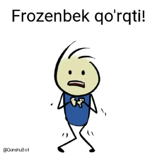 😰 emoji Frozenbek @Qonshubot Telegram sticker 15 of 31
