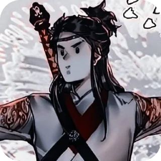 🖼 emoji Лан Цяньцю "@LightBlackT_T Telegram sticker 13 of 120