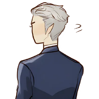 😒 emoji Эльф в костюме @Nyasticks Telegram sticker 24 of 33