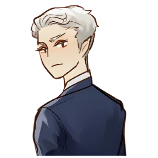 😎 emoji Эльф в костюме @Nyasticks Telegram sticker 23 of 33