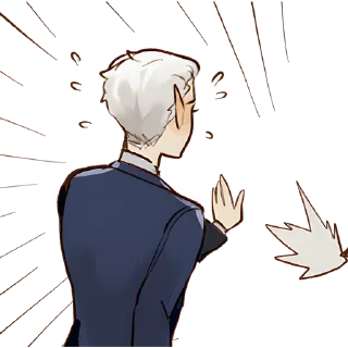😅 emoji Эльф в костюме @Nyasticks Telegram sticker 20 of 33