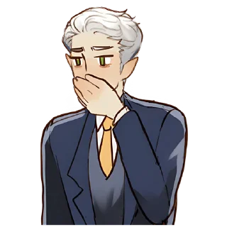 🤭 emoji Эльф в костюме @Nyasticks Telegram sticker 3 of 33