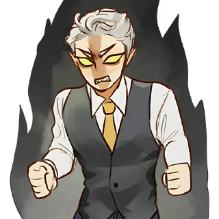 🔥 emoji Эльф в костюме @Nyasticks Telegram sticker 10 of 33