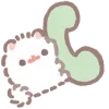 📞 emoji ૮꒰ ｡っ -｡꒱ఎ   ⃝@mewsticks ⊹  ◜ ♡  𝅭 Telegram sticker 7 of 40