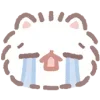 😭 emoji ૮꒰ ｡っ -｡꒱ఎ   ⃝@mewsticks ⊹  ◜ ♡  𝅭 Telegram sticker 22 of 40