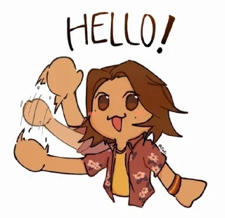 🌺 emoji Daisuke Mouthwashin Telegram sticker 15 of 120