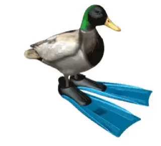 🦆 emoji Больше стикеров 👉🏻 @stickertg4 Telegram sticker 4 of 50