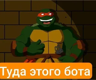 ⭐️ emoji Ninja turtles @Stikerhi_bot Telegram sticker 17 of 108