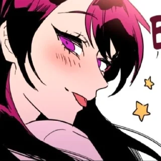 😛 emoji 🖤Secret alliance 🖤 Telegram sticker 14 of 113