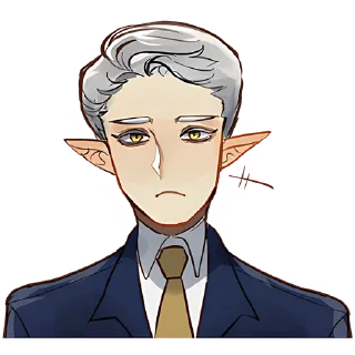 ☹️ emoji Эльф в костюме 2 @Nyasticks Telegram sticker 17 of 33