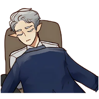 Sticker from Эльф в костюме 2 @Nyasticks