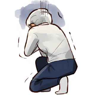 😔 emoji Эльф в костюме 2 @Nyasticks Telegram sticker 11 of 33