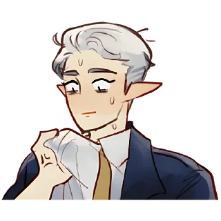 😳 emoji Эльф в костюме 2 @Nyasticks Telegram sticker 19 of 33
