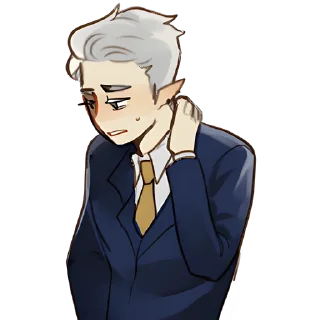 😱 emoji Эльф в костюме 2 @Nyasticks Telegram sticker 13 of 33