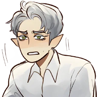 😬 emoji Эльф в костюме 2 @Nyasticks Telegram sticker 5 of 33