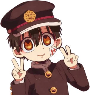 ✌️ emoji Hanako-kun @keiriststicks Telegram sticker 2 of 84