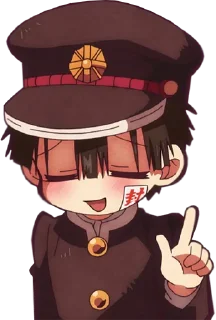 👆 emoji Hanako-kun @keiriststicks Telegram sticker 7 of 84