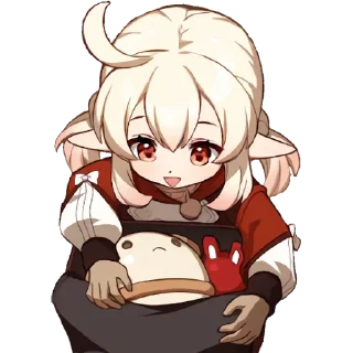 😚 emoji Klee × Рыцарь Искорка Telegram sticker 21 of 43