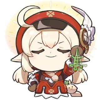🦎 emoji Klee × Рыцарь Искорка Telegram sticker 14 of 43