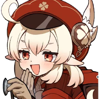 😏 emoji Klee × Рыцарь Искорка Telegram sticker 22 of 43