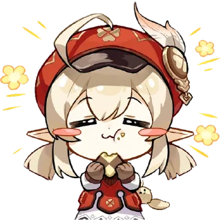 🍩 emoji Klee × Рыцарь Искорка Telegram sticker 17 of 43