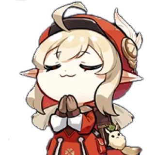 🙏 emoji Klee × Рыцарь Искорка Telegram sticker 23 of 43
