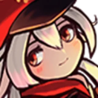 😏 emoji Klee × Рыцарь Искорка Telegram sticker 11 of 43